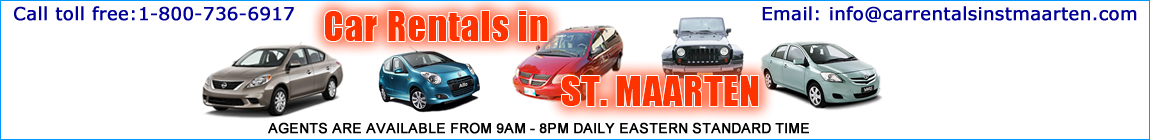 Car rentals in st maarten st martin